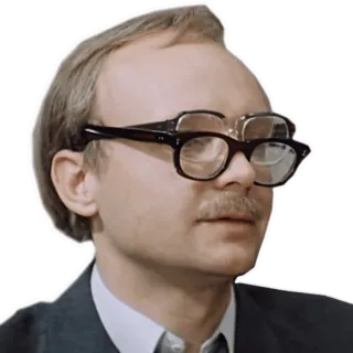 😛 мужчина, очки, двойные очки, смешной, портрет, человек telegram sticker