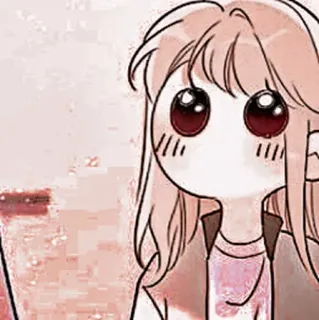 🦔 Anime, Słodkie, Kawaii, Kreskówka, Chibi, Dziewczyna, Manga telegram sticker