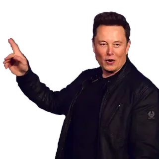 👆 Elon Musk Elon Musk, tech, businessman, celebrity telegram sticker