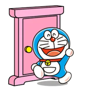 😄 Doraemon 漫画, アニメ, 猫, ロボット, ドラえもん, ドア whatsapp sticker