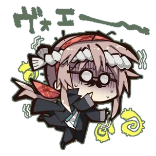 ⚪️ ギェエエエ telegram sticker