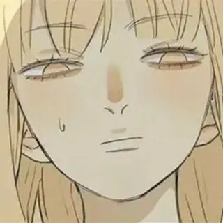 🌟 Anime, Manga, Mädchen, Ausdruck, Sarkasmus whatsapp sticker