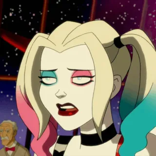 🎪 Harley Quinn 할리 퀸, dc 코믹스, 악당, 조커 여자친구, 만화 캐릭터 telegram sticker