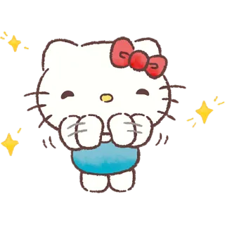 🤪 Hello Kitty Hello Kitty, Kawaii, Słodkie, Sanrio telegram sticker