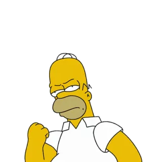 😤 Homer Simpson The Simpsons homer, simpson, i simpson, cartone animato, animazione, fox telegram sticker