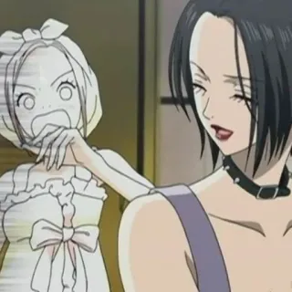 😨 Nana anime, sốc, bạn bè, dễ thương, manga telegram sticker