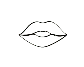 💋 labios, boca, contorno, maquillaje, rostro, belleza telegram sticker