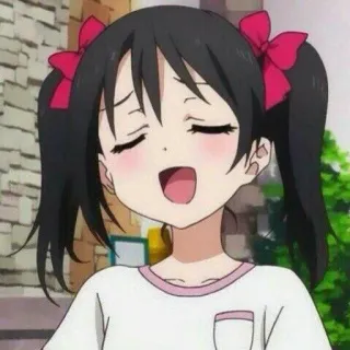 😼 Nico Yazawa Love Live! Anime, Chica, Personaje, Nico Yazawa, Love Live telegram sticker