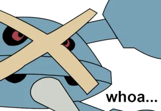 😶 whoa... Pokémon, Metagross, Uau telegram sticker
