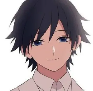 😊 Anime, Ragazzo, Uomo, Carino, Cartone animato, Ritratto whatsapp sticker