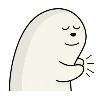 👏 personaggio, carino, cartone animato whatsapp sticker