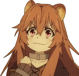 😨 Raphtalia The Rising of the Shield Hero Anime, Ragazza, Carina, Raphtalia, Rising of the Shield Hero telegram sticker