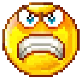 😡 絵文字, 怒り, 不機嫌, 顔 telegram sticker
