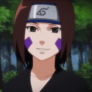 😃 Rin Nohara Naruto アニメ, 漫画, のはらリン, ナルト, 忍者 telegram sticker