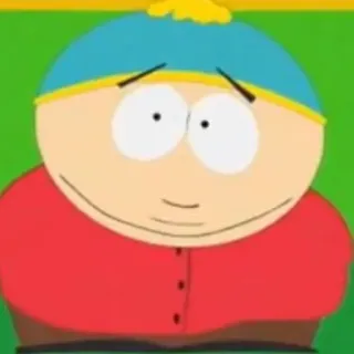 😚 Eric Cartman South Park cartone animato, Eric Cartman, South Park, animazione, serie TV telegram sticker