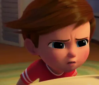 😒 Tim Templeton The Boss Baby bebê, desenho animado, filme, personagem, Tim Templeton telegram sticker