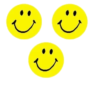 🤨 smile, happy, icon, emoticon, yellow whatsapp sticker