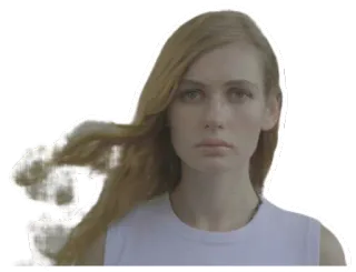 😶 Frau, Porträt, Person, Mädchen, Model, Blondine telegram sticker