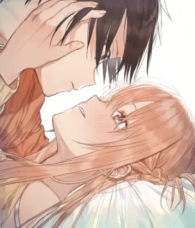 ❤️ Anime, Romance, Casal, Afeição, Amor telegram sticker