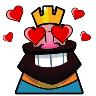 😍 ハート, 愛, 王, 漫画 telegram sticker