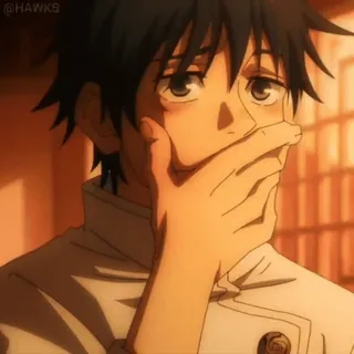 🤔 Yuta Okkotsu Jujutsu Kaisen anime, manga, character, fictional, jujutsu kaisen, yuta okkotsu whatsapp sticker