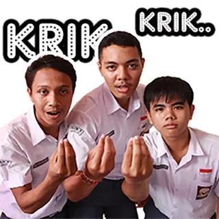 😛 KRIK..KRIK telegram sticker