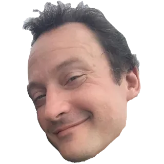 😜 faccia, uomo, ritratto, testa whatsapp sticker