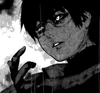 🤨 anime, violence, manga, dark, fantasy, horror telegram sticker