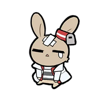 😢 thỏ, động vật, dễ thương, thỏ, băng dán telegram sticker