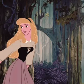 🧚♀ Aurora Sleeping Beauty Aurora, Dornröschen, Disney Prinzessin, Cartoon, Prinzessin, Animation, Märchen telegram sticker
