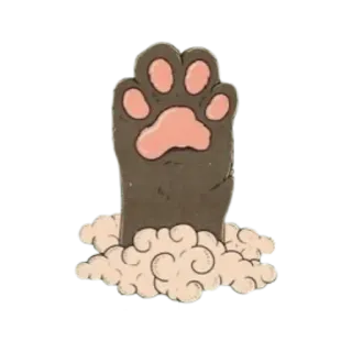 ✨ paw, cat, animal, cute, sticker telegram sticker