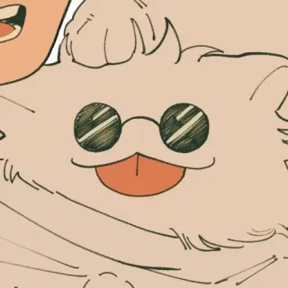 🐈 Katze, Tier, Cartoon, Sticker, Illustration, lustig, Sonnenbrille, süß telegram sticker