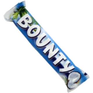 😙 BOUNTY candy, chocolate, coconut, sweet, food whatsapp sticker