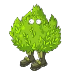 😨 bush, camouflage, cartoon, character telegram sticker