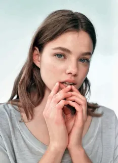 👣 Frau, Porträt, Mädchen, Gesicht, Schönheit, Model whatsapp sticker