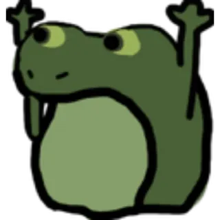 😂 カエル, 動物, 漫画 telegram sticker