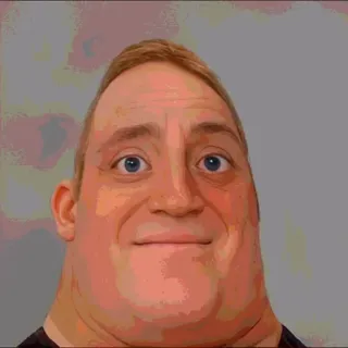 😕 Mr. Incredible The Incredibles Мем, Мистер Исключительный, Персонаж, Лицо, Мультфильм telegram sticker