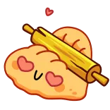Колобок @FOXDIZIGNERLIFE @dmitrieva_motion telegram stickers