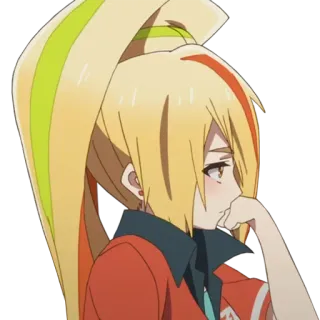 😒 Sakura Minamoto Zombie Land Saga アニメ, 女の子, キャラクター, ゾンビ, さくら, 源 telegram sticker