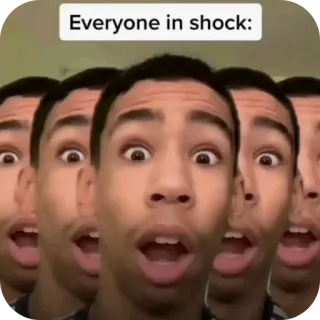😮 Jayden Croes Everyone in shock: whatsapp sticker