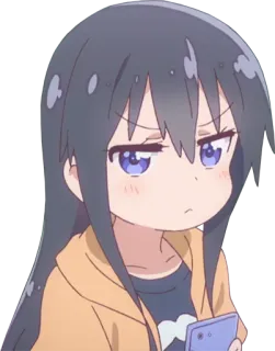 😠 Anime, Gadis, Kartun, Stiker, Lucu telegram sticker
