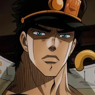 💜 Jotaro Kujo JoJo's Bizarre Adventure アニメ, 漫画, 承太郎, ジョジョ, ジョジョの奇妙な冒険, キャラクター, アニメキャラクター telegram sticker