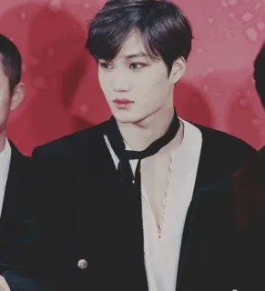 ❄️ kpop, exo, idole, coréen, musique, kai, chanteur, célébrité whatsapp sticker