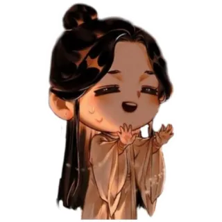 🚫 chibi, cute, anime, manga, cartoon, fanart telegram sticker