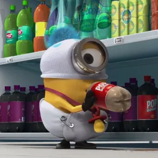 🍌 Minion Despicable Me Kartun, Minion, Bayi, Lucu telegram sticker