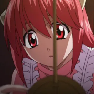 🍵 anime, ragazza, capelli rossi, carina, manga telegram sticker