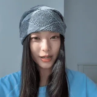 🎐 женщина, портрет, азиатка, человек, платок telegram sticker