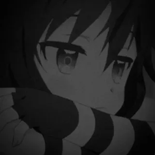 🎵 Anime, Meisje, Manga, Cartoon, Verdrietig, Schattig telegram sticker