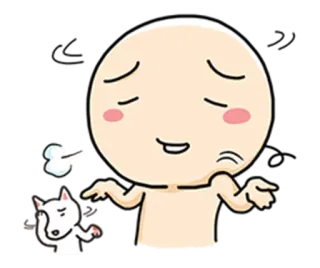 😅 การ์ตูน, ภาพประกอบ, ตัวละคร, อีโมติคอน, ท่าทาง, น่ารัก telegram sticker