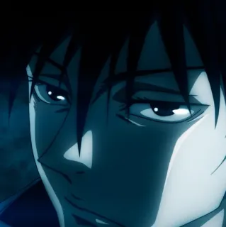 ♠️ Anime, Mann, Ernst, Porträt, Nahaufnahme telegram sticker